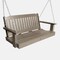 Highwood Usa Lehigh Porch Swing 4ft Outdoor Furniture for Patio, Backyard, Garden AD-PORL2-WBR - alternate 1